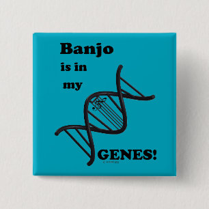Chapa Cuadrada El Banjo Está En Mis Genes