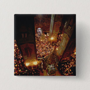 Chapa Cuadrada El banquete de la suposición de la Virgen