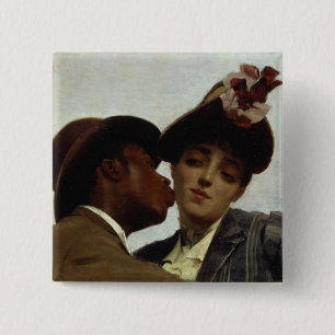 Chapa Cuadrada El beso, 1887