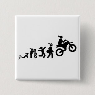 Chapa Cuadrada El Biking de la suciedad