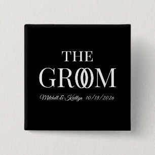 Chapa Cuadrada El Boda Groom