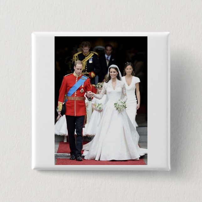 Chapa Cuadrada El Boda Real 9 (Anverso)