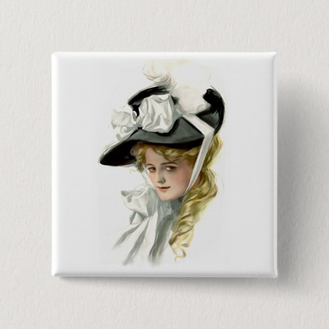 Chapa Cuadrada El bonnet negro (Anverso)