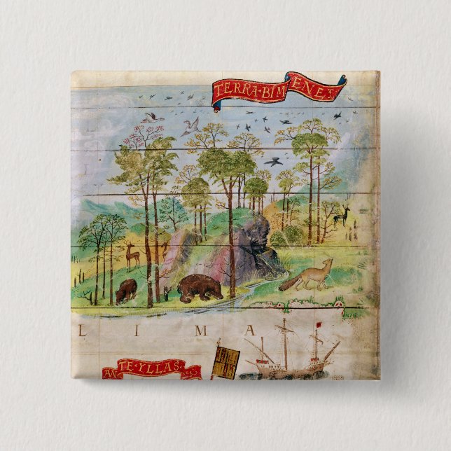 Chapa Cuadrada El bosque canadiense (Anverso)