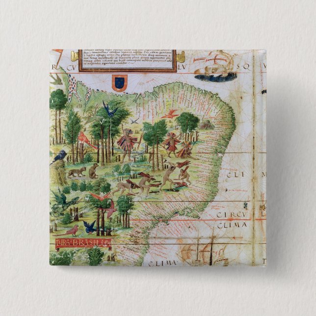 Chapa Cuadrada El Brasil de los 'atlas de Miller (Anverso)