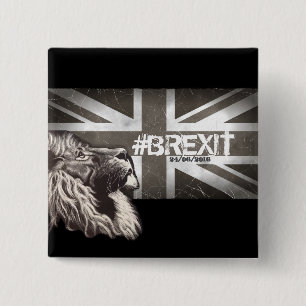 Chapa Cuadrada El #Brexit orgulloso del león modifica la fecha