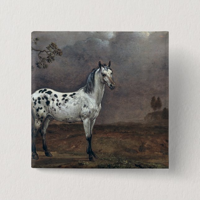 Chapa Cuadrada El caballo picazo, 1653 (Anverso)