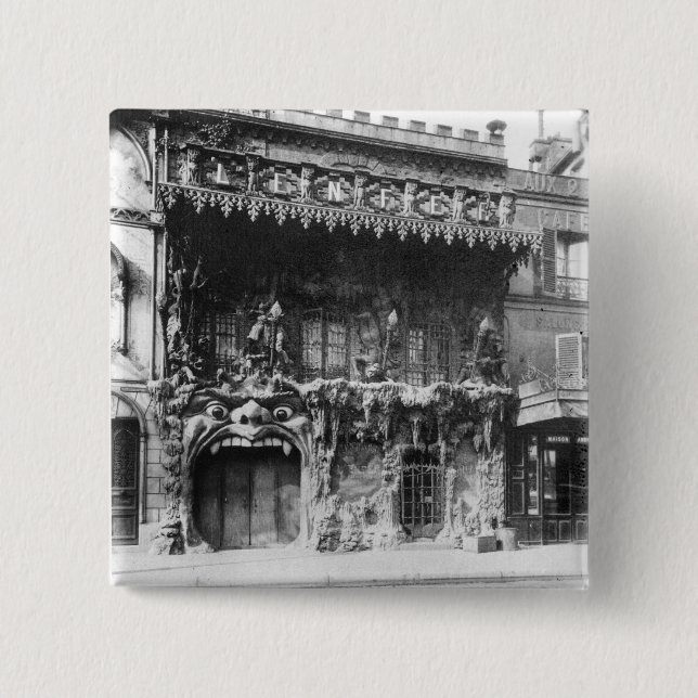 Chapa Cuadrada El cabaret de "l'Enfer" en París (Anverso)