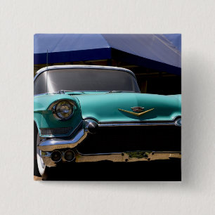 Chapa Cuadrada El Cadillac convertible verde de Elvis Presley en
