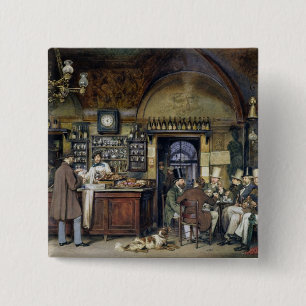 Chapa Cuadrada El café en Roma, 1856