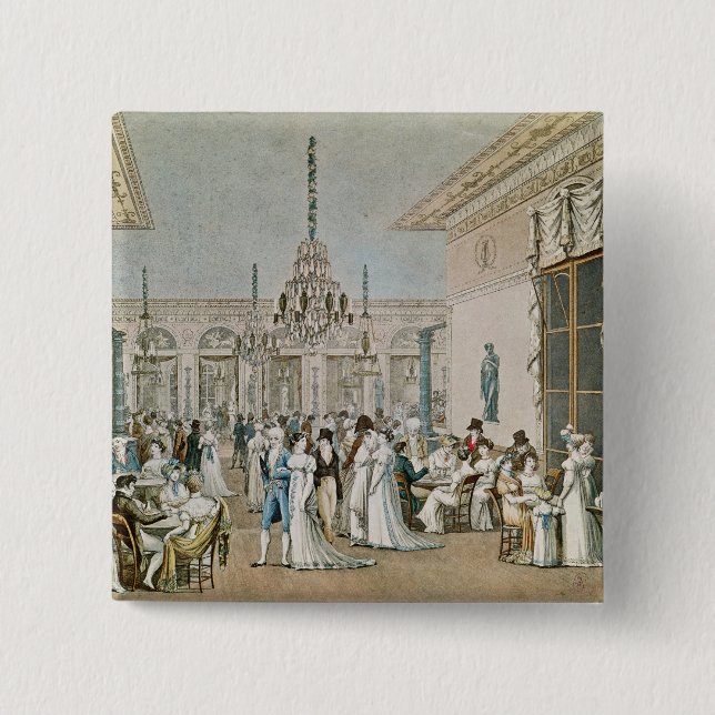 Chapa Cuadrada El café Frascati en 1807 (Anverso)