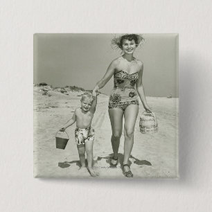 Chapa Cuadrada El caminar de la madre y del hijo