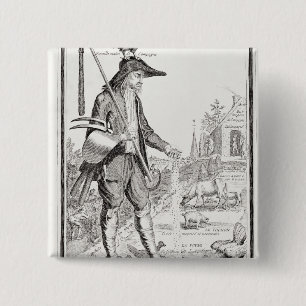 Chapa Cuadrada El campesino del pueblo, llevado para sufrir,