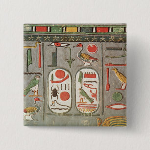 Chapa Cuadrada El cartouche del rey