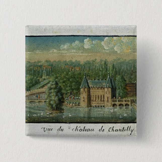 Chapa Cuadrada El castillo francés de Chantilly (Anverso)