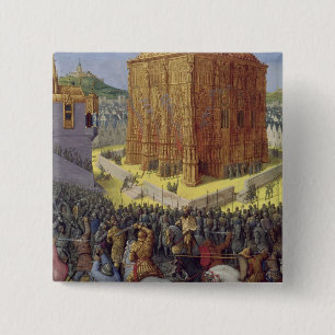 Chapa Cuadrada El cerco de Jerusalén por Nebuchadnezzar