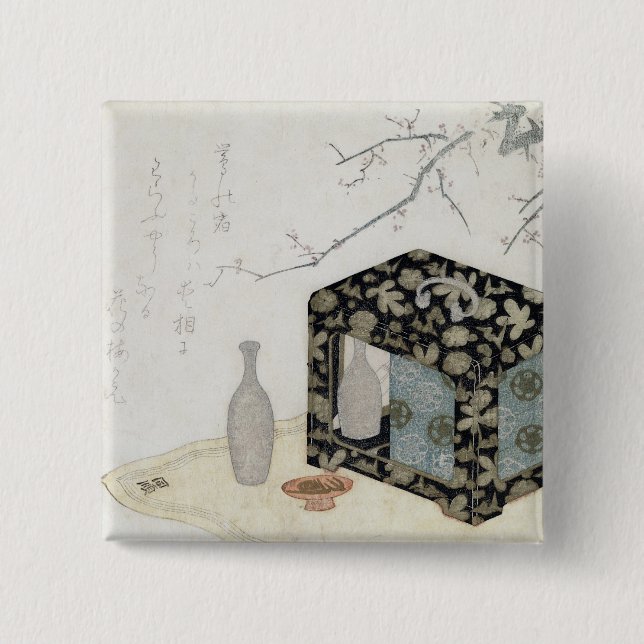 Chapa Cuadrada El cesto de la comida campestre (Anverso)