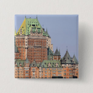 Chapa Cuadrada El Chateau Frontenac en la ciudad de Quebec, Canad