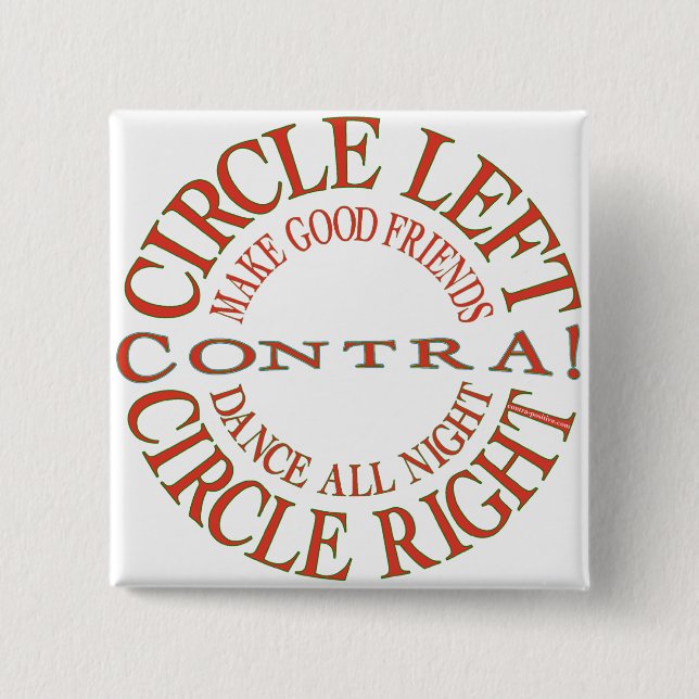 Chapa Cuadrada El círculo dejado, circunda a la derecha (Anverso)