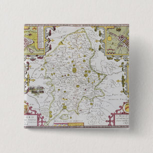 Chapa Cuadrada El condado de Stafford y ciudad, grabados por