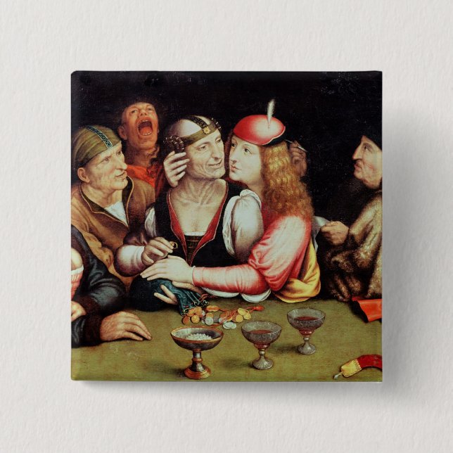 Chapa Cuadrada El contrato de boda 2 (Anverso)