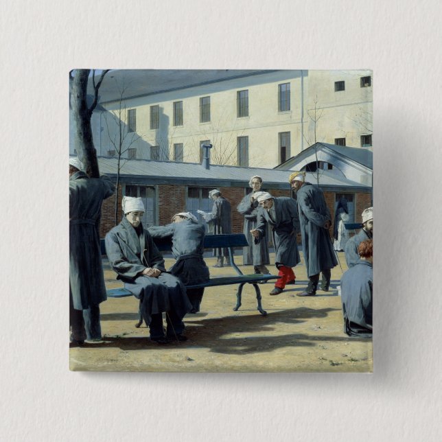 Chapa Cuadrada El Convalescents, 1861 (Anverso)