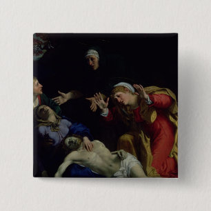 Chapa Cuadrada El Cristo muerto estado de luto, c.1604