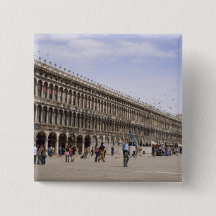 Chapa Cuadrada El cuadrado de St Mark, Venecia, Italia