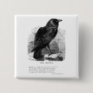 Chapa Cuadrada El cuervo de Edgar Allen Poe