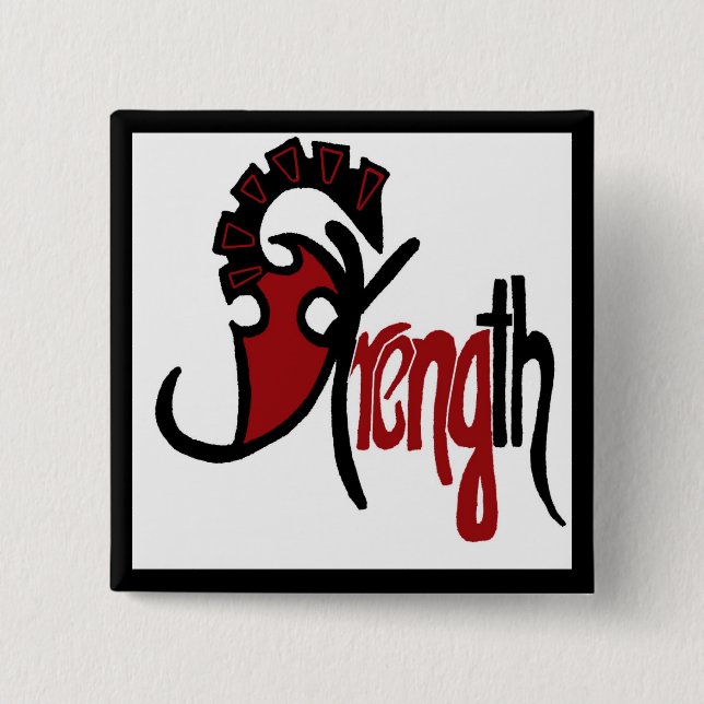 Chapa Cuadrada El decir de la fuerza (Anverso)