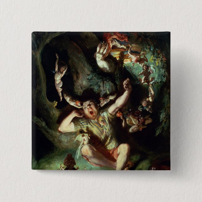 Chapa Cuadrada El desencanto de la parte inferior (Anverso)