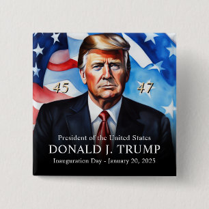 Chapa Cuadrada El día de la toma de mando del presidente Trump
