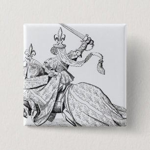 Chapa Cuadrada El Duc de Borbón armó para el torneo