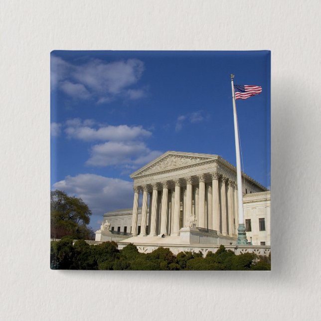 Chapa Cuadrada El edificio del Tribunal Supremo de Estados Unidos (Anverso)