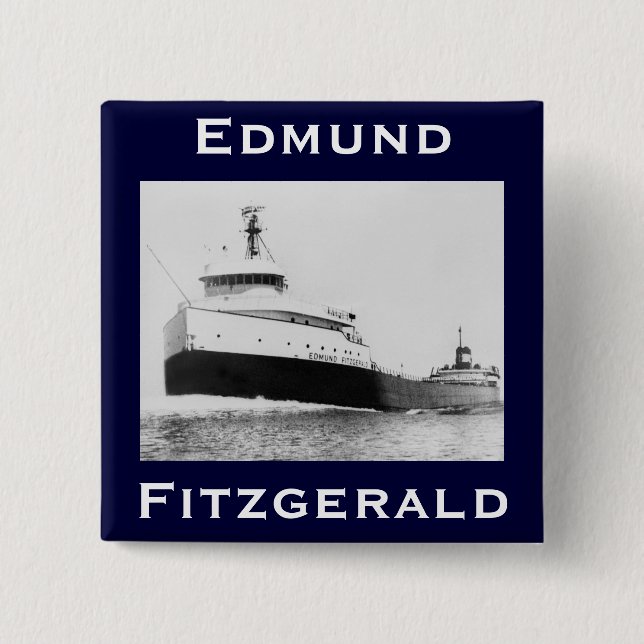 Chapa Cuadrada El Edmund Fitzgerald (Anverso)