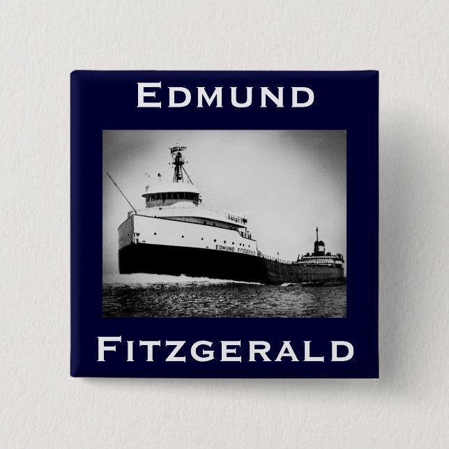 Chapa Cuadrada El Edmund Fitzgerald (Anverso)
