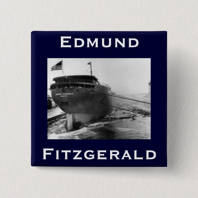 Chapa Cuadrada El Edmund Fitzgerald (Anverso)