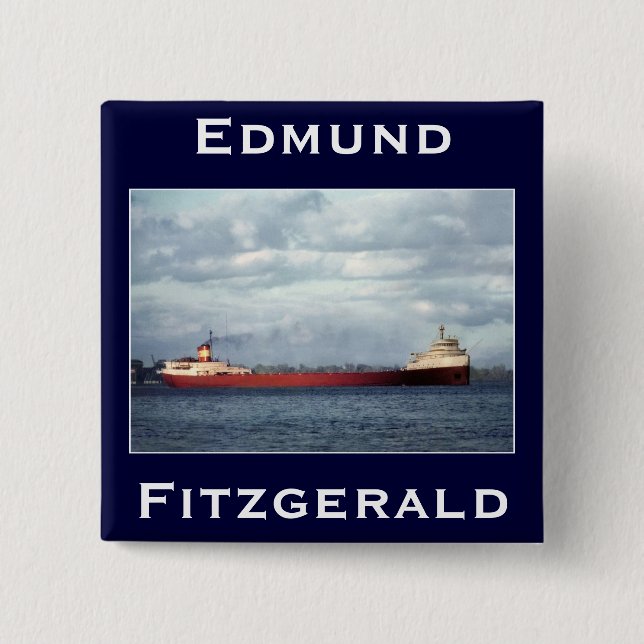 Chapa Cuadrada El Edmund Fitzgerald (Anverso)