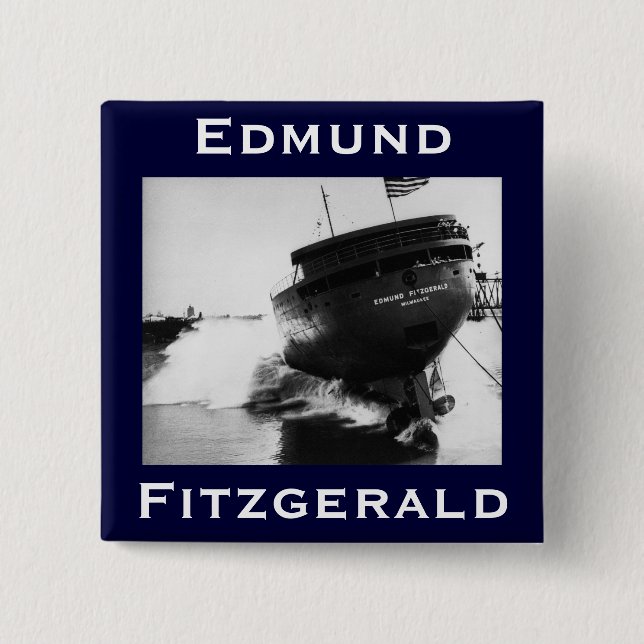 Chapa Cuadrada El Edmund Fitzgerald (Anverso)