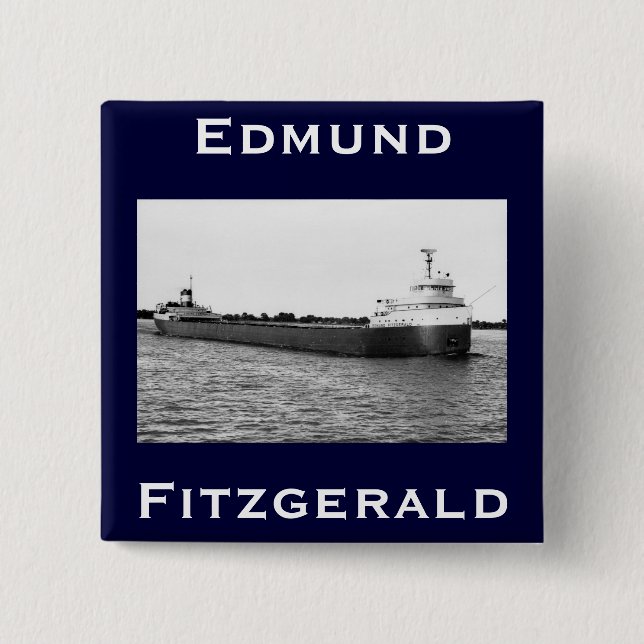 Chapa Cuadrada El Edmund Fitzgerald (Anverso)