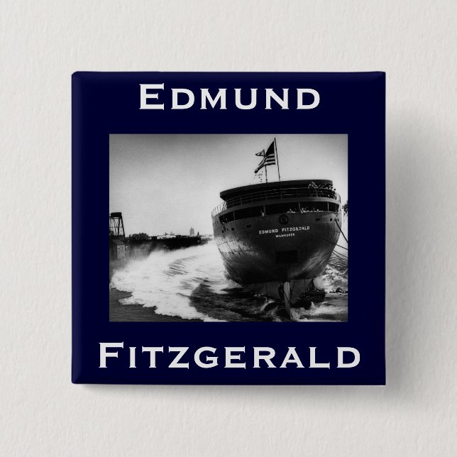 Chapa Cuadrada El Edmund Fitzgerald (Anverso)