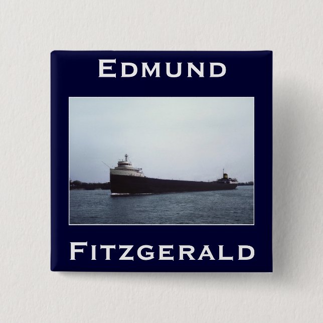 Chapa Cuadrada El Edmund Fitzgerald (Anverso)