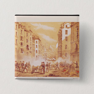 Chapa Cuadrada El ejército que ataca una barricada en ruda