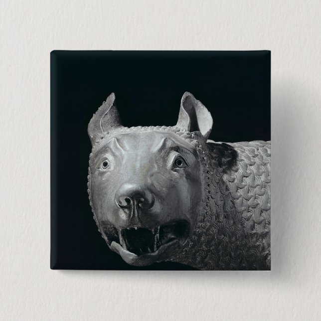 Chapa Cuadrada El Ella-Lobo de Capitoline (Anverso)