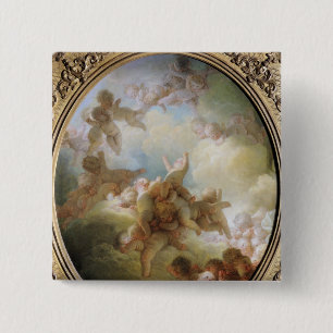 Chapa Cuadrada El enjambre de los Cupids, c.1767