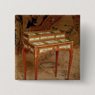 Chapa Cuadrada El escritorio de la mujer con los paneles de la