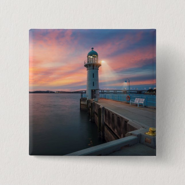 Chapa Cuadrada El faro Raffles el puerto deportivo del |, (Anverso)