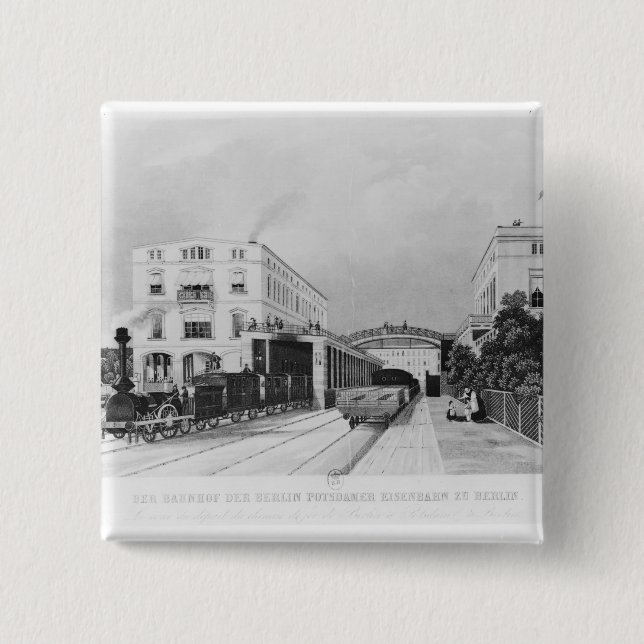 Chapa Cuadrada El ferrocarril del tren Berlín-Potsdam (Anverso)
