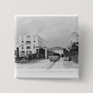 Chapa Cuadrada El ferrocarril del tren Berlín-Potsdam