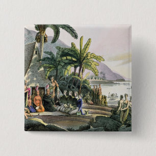 Chapa Cuadrada El fiesta y el rey Kamehameha de la expedición I